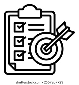 Daily Goals Icon Element For Design