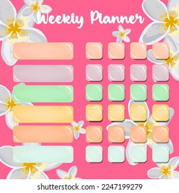 Daily habit tracker for 31 days vector design,Simple monthly planner, weekly planner, habit tracker template and example. Template for agenda, schedule, planners, checklists, bullet journal, notebook 