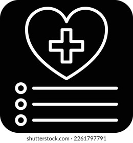 Daily Health App vector icon. Can be used for printing, mobile and web applications.