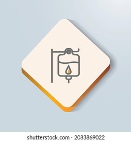 Daily hospitalisation allowance icon vector design