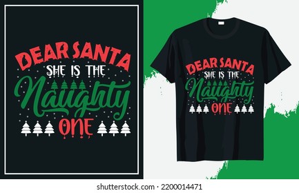 Daily life Christmas t-shirt design vector