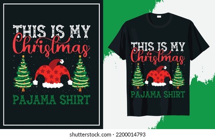 Daily life Christmas t-shirt design vector