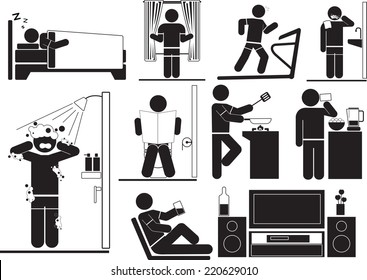 daily life cycle of haman.