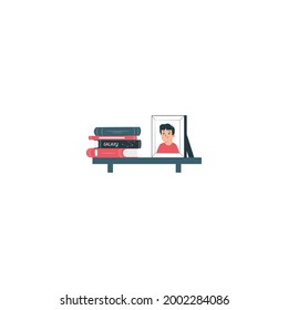 daily life flat color vector