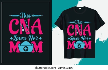 Daily Life Nurse T-shirt Design vector