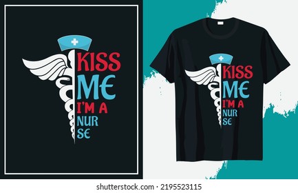 Daily Life Nurse T-shirt Design vector