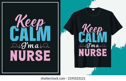 Daily Life Nurse T-shirt Design vector