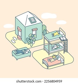 Daily life that values sleep