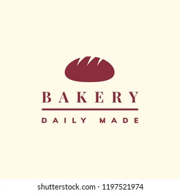 Daily made bakery logo vector