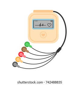 Daily monitoring of ECG. Holter for daily use. The device monitors the bleeding of the heart. And can prevent a heart attack.