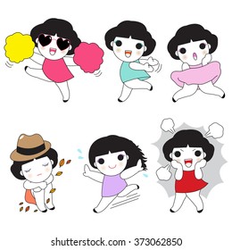 The Daily Mood Character illustration set