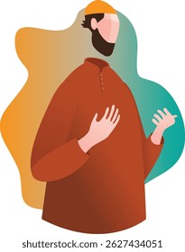 Ilustrações diárias do vetor muçulmano