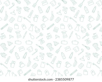 Daily necessities pattern wallpaper illustration