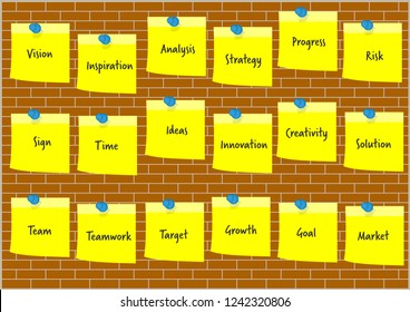 Daily notes and targets.