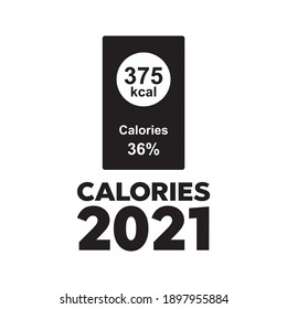Daily nutritional ingredient and calories. Nutrition Facts Label  