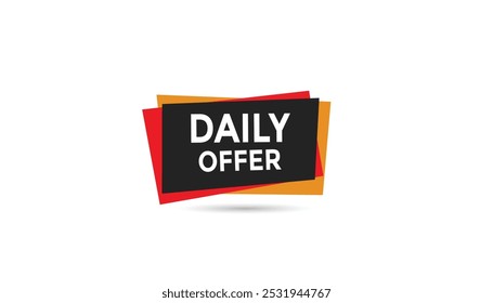 Oferta diaria Número de cuenta regresiva Anuncio Plantillas. Ilustración vectorial 
