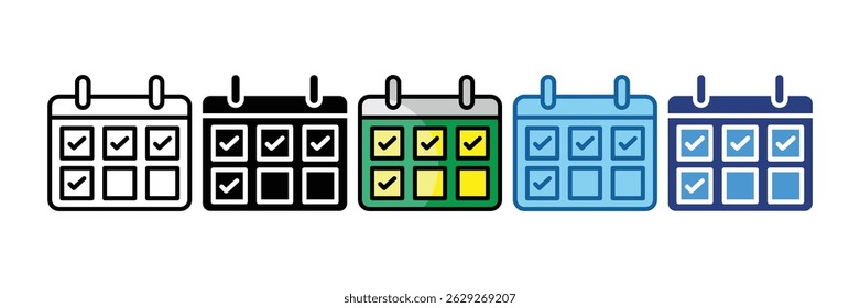 Daily Planner Icon Element For Design