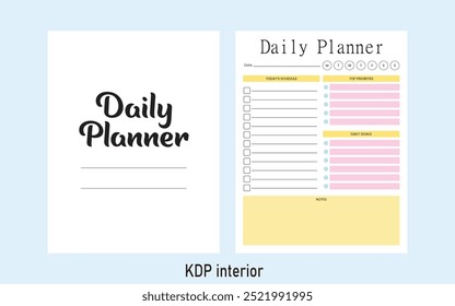 Daily Planner Kdp Interior Template