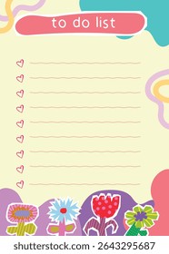daily planner  note paper  to do list
