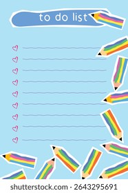 daily planner  note paper  to do list