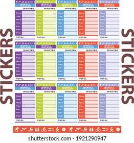 daily planner organizer sticker todo