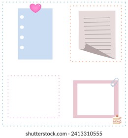 Daily planner post it remind paper for making some note , paper ,reminder 
