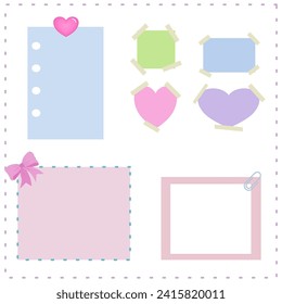 Daily planner post it remind paper for making some note , paper ,reminder 