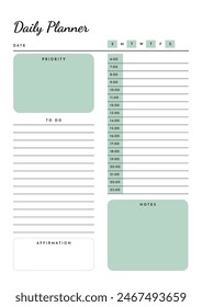 daily planner, today planner, daily activities vector