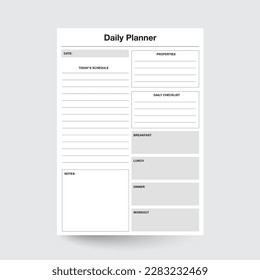 Daily Planner,Daily Journal,Daily Organizer,Daily Agenda,Daily Checklist,Daily Schedule,Printable Daily Log,Daily Routine,daily insert,daily calendar