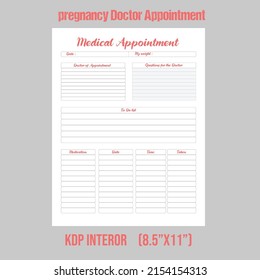  daily pregnancy journal planner template 