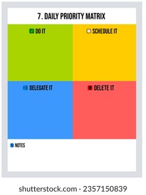 Daily priority matrix. Date 7. Eisenhower Matrix Template. Priority List Planner. Time Management Planner. Task Priority Matrix Planner Design. Modern Planner Template. 