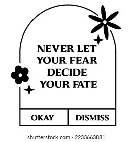 Daily reminders Quotes Typography black and white for print items
