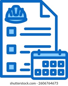 Daily Report Icon Element For Design