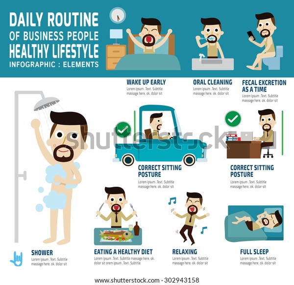 Описание картинки daily routine