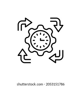 Daily Routine icon in vector. Logotype