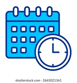 Daily Routine Simple Icon Vector Illustration Concept