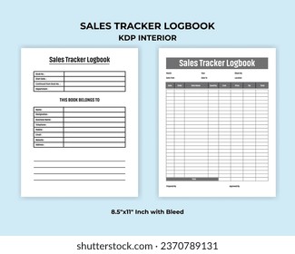 Daily Sales Log Book KDP Interior