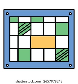 Ícone De Vetor De Agenda Diária No Design Simples