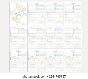 Daily Self Care Planner Template