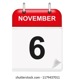 1,533 November 6 Calendar Images, Stock Photos & Vectors | Shutterstock