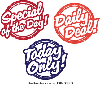 Daily Special Sale Stamps