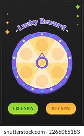daily spin wheel for 2d games Vector illustration, Realistic 3d spinning fortune wheel, lucky roulette vector illustration, lucky roulette vector illustration.