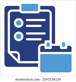 Daily Task Planner Icon Element For Design