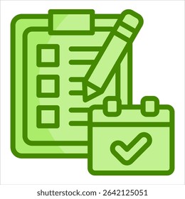 Daily Task Planner Icon Element For Design