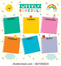 Calendar icons with days of the week. Monday, tuesday, wednesday, thursday,  friday, saturday, sunday. Date days to-do list. 20628053 Vector Art at  Vecteezy