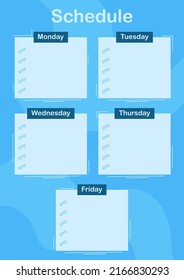 Daily and weekly planner with Glasses