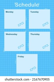 Daily and weekly planner with Glasses