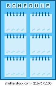 Daily and weekly planner with Glasses