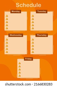 Daily and weekly planner with Sailboat