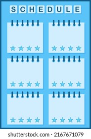 Daily and weekly planner with Starfish